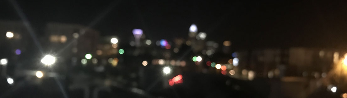 The Charlotte skyline